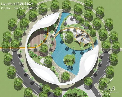 Circular Landscape Design, Circular Landscape, Circle Landscape, Landscape Architecture Diagram, Landscape And Urbanism Architecture, Architecture Design Process, Landscape Architecture Drawing, Urban Landscape Design, Pool Landscape Design