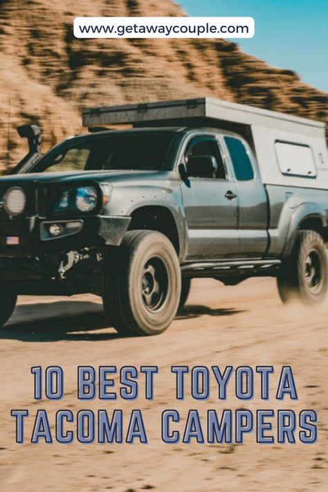 The Toyota Tacoma is legendary for its reliability, off-road capability, and longevity. Let's see which Toyota Tacoma camper is the best. 10 Best Toyota Tacoma Campers Toyota Tacoma Camper, Tacoma Camper, Truck Camper Shells, Truck Toppers, Tacoma Truck, Camper Shells, Fifth Wheel Trailers, Off Roaders, Rv Living Full Time