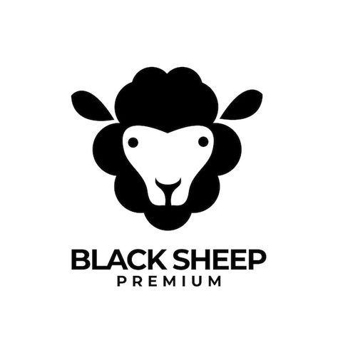 Black Sheep Logo, Sheep Icon, Sheep Logo, Floor Sanding, Logo Icon Design, Fox Painting, Goat Farm, Family Stock Photo, Abstract Graphics