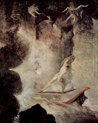 John Henry Fuseli/ Johann Heinrich Füssli, Odysseus in front of Scylla and Charybdis | Dark Classics Scylla And Charybdis, Henry Fuseli, Lady Macbeth, Hp Lovecraft, Francisco Goya, John Henry, William Blake, Art Japonais, A4 Poster