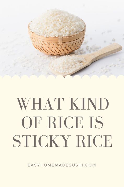 Sticky rice is used for making a variety of delicious cuisine in southeast Asia. Read this article to find more information on sticky rice Easy Homemade Sushi, Rice Substitute, Sushi Making, South American Recipes, Sushi At Home, Homemade Sushi, Easy Chinese Recipes, How To Make Sushi, Tex Mex Recipes