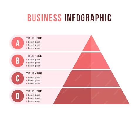 Premium Vector | Triangle pyramid infographic template for business presentation Pyramid Design Ideas, Pyramid Infographic Design, Pyramid Graphic Design, Triangle Infographic, Pyramid Infographic, Pyramid Graphic, Business Infographic Design, Infographic Ideas, Layout Editorial