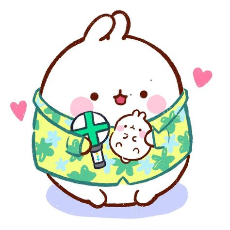 Huening Kai ✩ Magic Land Chile on Instagram: “© AsterUnion_txt  Peng~ Peng~ I'm your cutie KAIMOLANG HUENING! Here are some exclusive pictures for my birthday! Please cheer for me~” Kpop Plushies, Molang Wallpaper, Peng Peng, Magic Land, Moa Collection, Paper Background Texture, Character Wallpaper, Kpop Fanart, Fanarts Anime