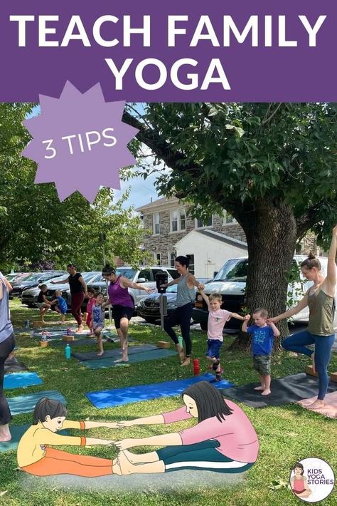 3 Top Tips for Teaching Family Yoga: How to Engage Both Adults and Children | Kids Yoga Stories Mommy And Me Yoga, Yoga Class Themes, Yoga Pose Ideas, Body Flow, Kid Yoga Lesson Plans, Teach Family, Yoga Lesson Plans, Yoga Ideas, Kinesthetic Learning