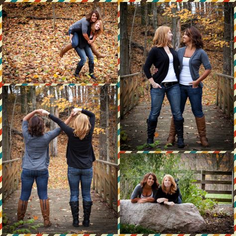 Bff photoshoot/Senior Picture Idea Twin Senior Pictures, Friend Senior Pictures, Cheerleading Stunts, Bff Photography, Friendship Pictures, Sister Photography, Sister Pictures, Sisters Photoshoot, Friend Pictures Poses