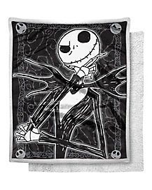 Dark Cover Jack Skellington Fleece Blanket - The Nightmare Before Christmas Dark Cover, Nightmare Before Christmas Costume, Christmas Merch, Horror Gifts, Spencers Gifts, Halloween Blanket, Scary Costumes, Comfy Blankets, Halloween Pillows