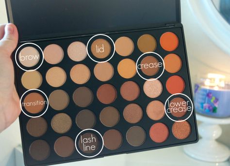 Morphe 350, Morphe 35o, Morphe Eyeshadow, Morphe Palette, Eyeshadow For Blue Eyes, Morphe Makeup, Makeup Guide, Body Makeup, Eyeshadow Tutorial