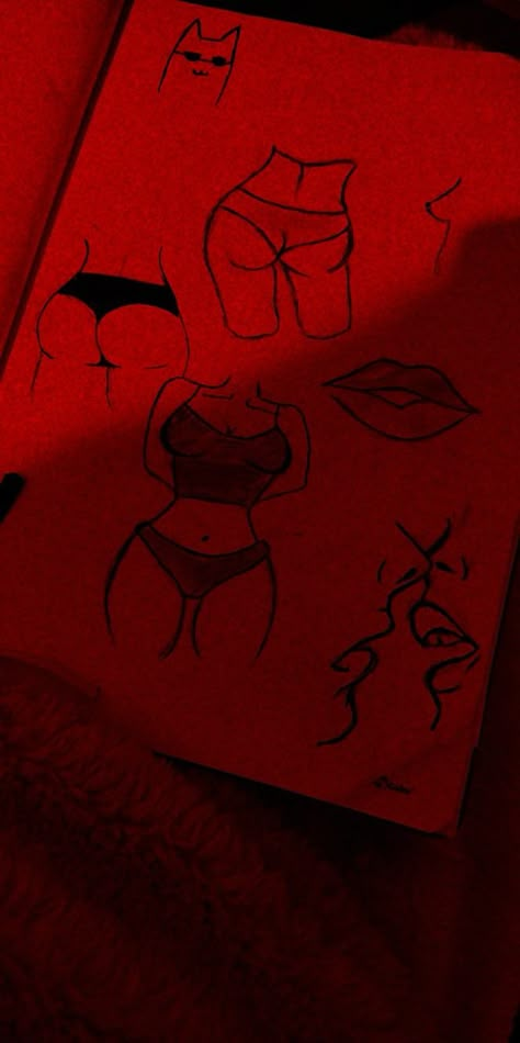 Grunge Body Sketches, Spicy Doodle Art, Wlw Spicy Drawing, How To Draw Spicy Art, Spicey Drawings, Spicy Sketch, Wlw Pictures, Suggestive Drawing, Dirty Sketching