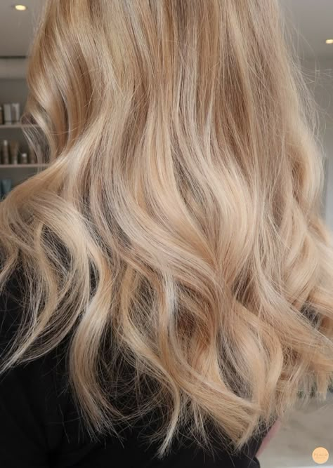 Strawberry Blonde Balayage Blonde Hair, Slightly Strawberry Blonde Hair, Strawberry Blonde Balayage On Blonde Hair, Blonde With Pink Undertone, Blonde Hair Pink Undertones, Peach Blonde Balayage, Very Light Strawberry Blonde Hair, Cool Toned Strawberry Blonde Hair, Medium Honey Blonde Hair