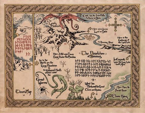 Tolkien Map, Tolkien Illustration, History Of Middle Earth, Middle Earth Map, John Howe, Hobbit Art, Earth Poster, Lotr Art, Fantasy Map