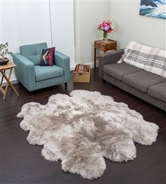 Large Sexto Shearling Rugs | Stone Colour Sheepskin Blue Carpet Bedroom, Grey Sheepskin Rug, Large Sheepskin Rug, Lambskin Rug, Blue Carpet, Beige Carpet, Types Of Carpet, Diy Carpet, Grey Carpet