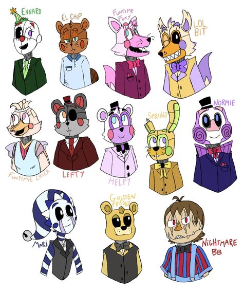 Fnaf Characters Names, Fnaf Characters, Character Names, Peanuts Comics, Comics, Quick Saves, Art