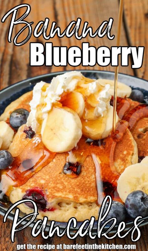 Blueberry Banana Pancakes, Cranberry Pancakes, Banana Foster Pancakes, Banana Nut Pancakes, Banana Blueberry Pancakes, Easy Banana Pancakes, Berry Pancakes, Pancake Bites, Weekday Breakfast