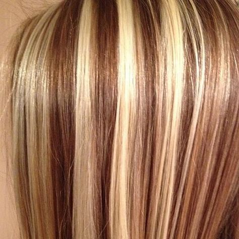 Highlights Chunky Blonde Highlights, Hair Highlights And Lowlights, Hair Mistakes, Brown Hair With Blonde Highlights, Blonde Hair With Highlights, Hair Color Highlights, Hair Color And Cut, Hair Inspiration Color, Hard To Get