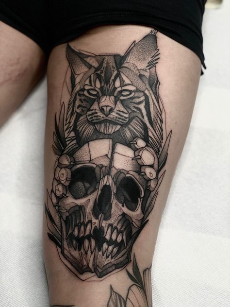 Bobcat Tattoos, Calf Tattoo Ideas, Calf Tattoo, Professional Tattoo, Lower Leg, Milwaukee Wi, Cat Tattoo, Tattoos Ideas, Leg Tattoos