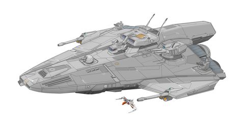 Commission Star Wars Gunboat by HandofManos on DeviantArt Star Wars Ships Design, Arkham Origins, Star Wars Spaceships, Starship Concept, Capital Ship, Star Wars Vehicles, Sci Fi Ships, Star Wars Rpg, Ship Model