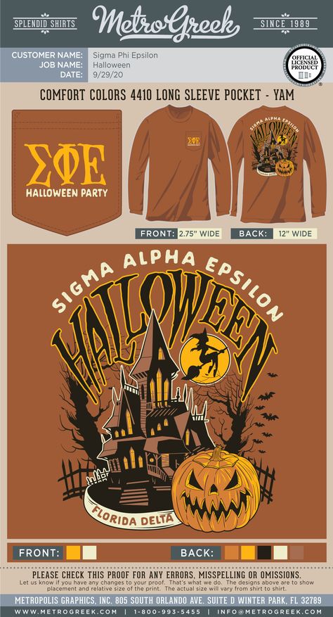 Halloween Shirt | SigEp Shirt | MetroGreek | Fall Festival | Haunted House | Custom Greek Shirt | Fraternity Shirts | Sorority Shirts #halloween #sipep #metrogreek #fraternityshirts Fraternity Homecoming Shirts, Halloween Fraternity Shirt, Sorority Halloween Shirts, Halloween Sorority Banner, Fall Sorority Shirts, Sorority Fundraiser, Phi Mu Shirts, Phi Delt, Halloween Banners