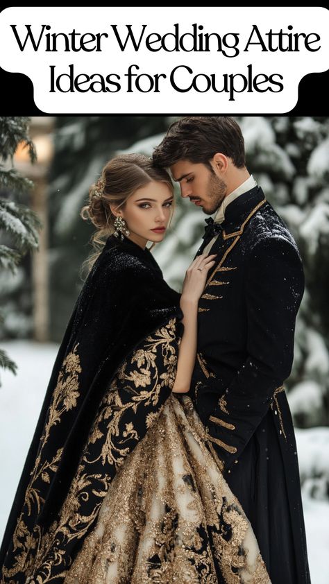 Winter wedding attire ideas for couples embracing warm and elegant styles for a memorable celebration. Winter Wedding Bride And Groom, Chic Winter Wedding, Winter Wedding Attire, Winter Wedding Outfits, Midi Skirt Outfit, Brides And Grooms, Beautiful Fabrics, Elegant Attire, Stylish Coat