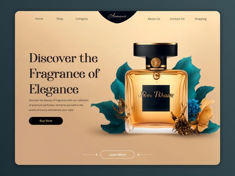 Perfume Banner Design Ideas, Perfume Website Design Ideas, Fragrance Website Design, Perfume Banner Design, Perfume Website Design, Perfume Branding Design, Perfume Creative, Nature Magazine, Catalog Design Layout