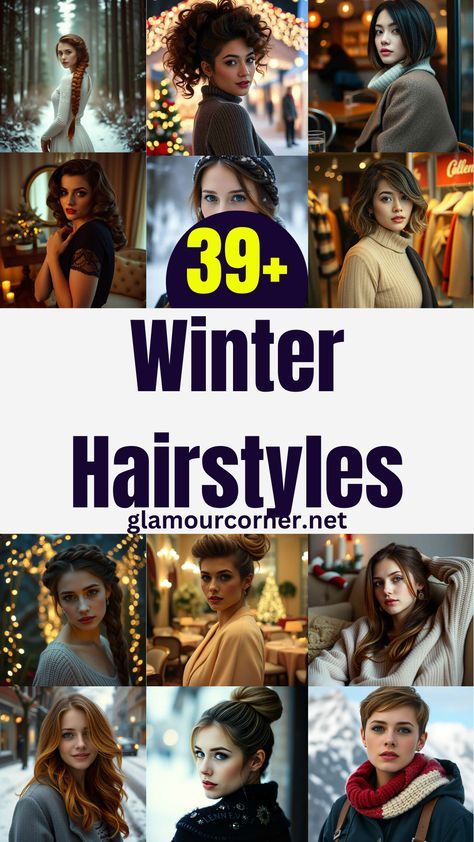 Winter Hairstyles For Long Hair, Winter Hairstyle Ideas, Easy Winter Hairstyles, Beanie Hairstyles, Low Ponytails, Hairstyle 2024, Hair Stayl, Winter Hairstyle, Trendy Braids