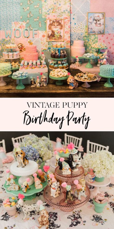 Party Dessert Table Ideas, Puppy Birthday Party Theme, Puppy Party Theme, Diy Dessert Table, Puppy Birthday Party, Dj Marshmello, Pokémon Party, Diy Dessert, Jenny Cookies