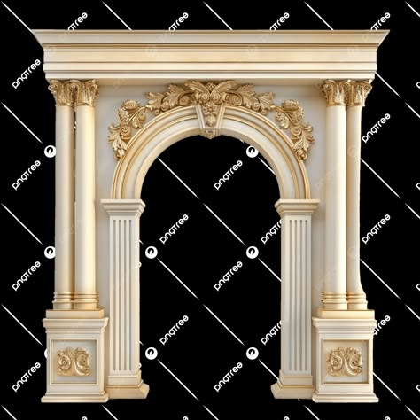 Arch Entrance Design, Photo Bg, Pillars Design, Dc Drawings, Royal Doors, Studio Background Ideas, Diy Fireplace Mantle, 3d Backdrop, Column Decoration