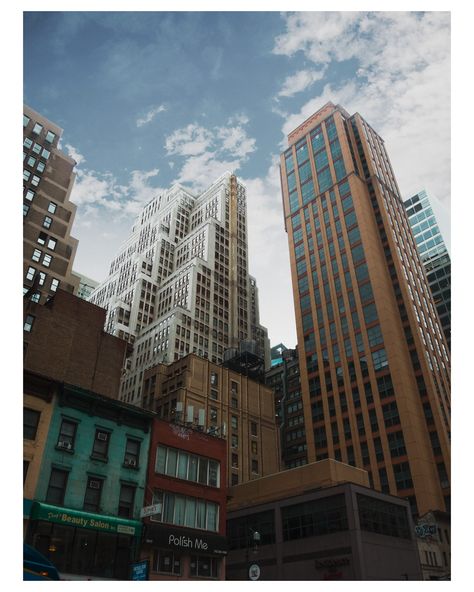 New York Buildings From Below After exiting Penn Station this is one of the first photos I took from Sixth Avenue in Midtown New York. I love the composition of this photo and all of the intersecting lines the buildings create. I’ll have more photos to come very very soon. . . . #photo #photographer #photography #photooftheday #photogram #photographers #newyorkcity #newyork #newyorkphotographer #newyorkphoto #newyorkphotography #urban #urbanphotography #cityphotography #architecture #archit... Buildings From Below, Midtown New York, Intersecting Lines, New York Buildings, Penn Station, New York Architecture, Tall Buildings, New York Photography, Midtown Manhattan