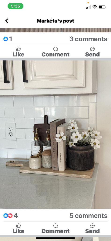 Kitchen Stove Decor Ideas, Kitchen Stove Styling, Stove Decor Ideas, Kitchen Stove Decor, Stove Decor, Kitchen Countertop Decor, Apartment Decorating Living, Countertop Decor, Kitchen Stove