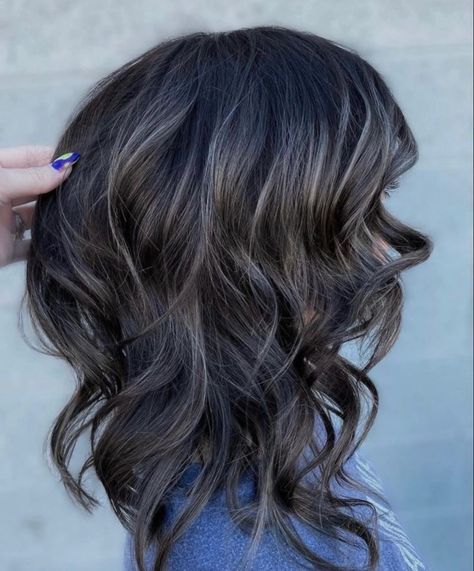 Dark Brown Mushroom Hair, Mushroom Brown Hair Color, Mushroom Brown Hair, Grey Brown Hair, Dark Fall Hair Colors, Dark Fall Hair, Brown Hair Color Ideas, Mushroom Hair, Wispy Hair