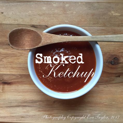 Smoked Tomatoes, Ketchup Recipe, Homemade Condiments, Delish Recipes, Garden Recipes, Smoked Bacon, Homemade Food, Bbq Recipes, Grilling Recipes