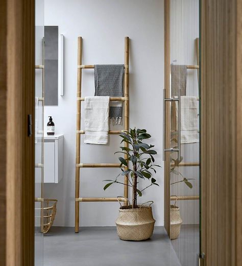 lifestyle, Cane-line Climb Ladder 7130RU Rattan Ideas, Cairns Wedding, Blanket Ladder Decor, Bamboo Ladders, Bathroom Ladder, Apt Decor, Newspaper Holder, Bamboo Bathroom, Wood Ladder