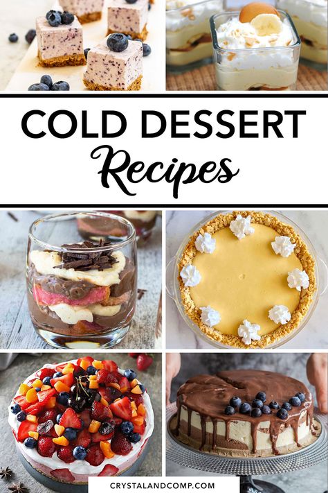 Cold Pies, Icebox Cakes, Cold Dessert Recipes, Cold Deserts, Baking Secrets, Kimberly Ann, Cold Desserts, Kinds Of Desserts, Bake Desserts