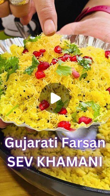 Rupal Vaghela on Instagram: "Gujarati Farsan: Mouthwatering Khamni Recipe Revealed! 

#GujaratiFood
#KhamniRecipe
#IndianSnacks
#GujaratiCuisine
#VegetarianRecipes
#AuthenticFlavors
#HomeCooking
#FoodieGram
#FoodLovers
#EasyRecipes
#recipereels 
#reels" Sev Khamni Recipe, Gujarati Cuisine, Gujarati Recipes, Indian Snacks, Home Cooking, Vegetarian Recipes, Easy Meals