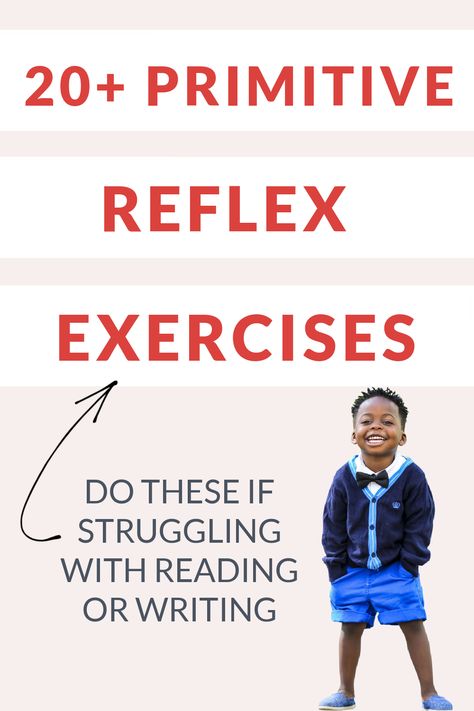 Reflexes Occupational Therapy, Retained Primitive Reflexes Exercises, Retained Primitive Reflexes, Reflex Integration Activities For Kids, Reflex Integration Activities, Primitive Reflex Integration Exercises, Sensory Dysregulation, Reflex Exercises, Reflex Integration