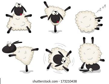 Sheep Logo, Sheep Drawing, Sheep Cartoon, Sheep Illustration, Cartoon Sheep, Sheep Crafts, Sheep Art, Shaun The Sheep, Sheep And Lamb