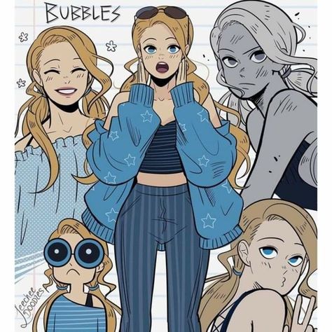 Bubbles Fanart, Buttercup Powerpuff Girl, Cartoon Characters As Humans, Powerpuff Girls Wallpaper, Powerpuff Girls Fanart, Anime Vs Cartoon, Ppg And Rrb, Powerpuff Girl, Power Puff