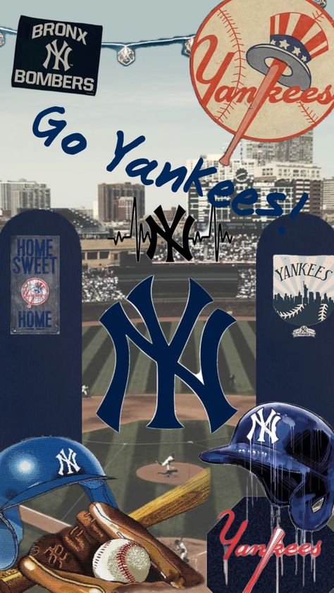 Ny Yankees Wallpaper, Yankees Wallpaper Iphone, New York Yankees Wallpaper, Yankees Wallpaper, Little Italy Nyc, Sports Edits, Baseball Wallpaper, Damn Yankees, Aaron Judge