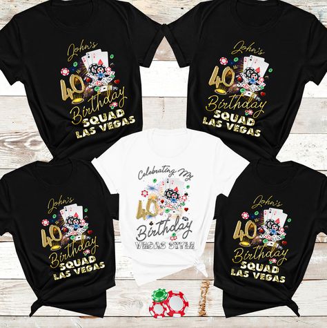 Vegas Birthday Shirts, Vegas 40th Birthday Shirts, 40th Birthday Fiesta Shirt, 40 Birthday Shirts For Women Baddie, 40th Birthday Vacation Tshirts, Birthday In Las Vegas, Vegas Birthday, Vegas Theme, Fun Family Photos