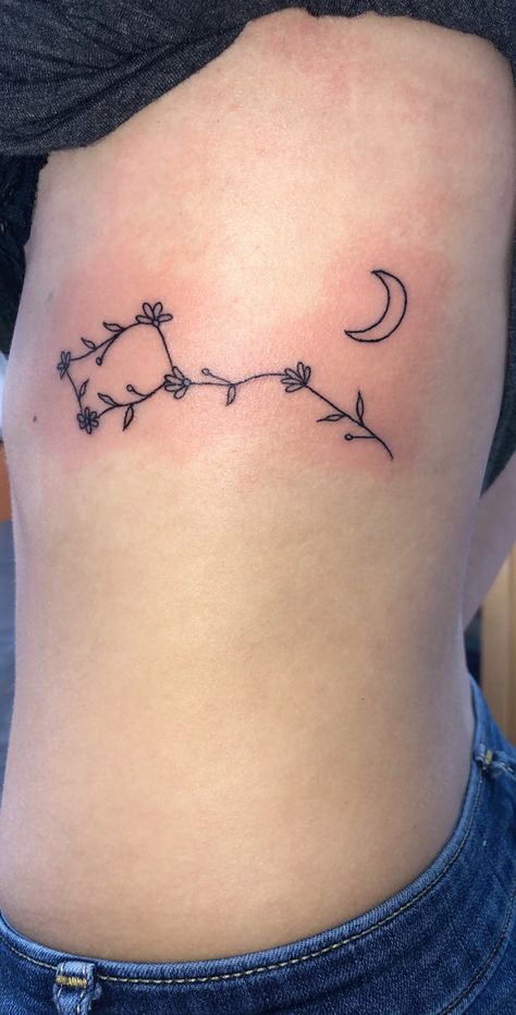 Lil Dipper Big Dipper Tattoo, Big Dipper Tattoo Design, Big Dipper Tattoo Ideas, The Big Dipper Tattoo, Big Dipper Little Dipper Tattoo Sisters, Big And Little Dipper Tattoos, Alaska Tattoo Ideas, Alaska Tattoos, Little Dipper Tattoo