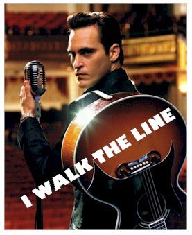 Walk The Line - making Cash cool again. http://www.whatisthatsong.net/movies/Older%20Movies/walktheline.html Johnny Cash June Carter, I Walk The Line, Johnny And June, Gaspard Ulliel, Rooney Mara, River Phoenix, Walk The Line, Joaquin Phoenix, John Travolta