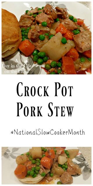 Pork Stew Crockpot, Pork Stew Meat Recipes, Pork Stew Meat, Pork Stew Recipes, Crockpot Pork Roast, Crock Pot Pork, Pork Crockpot Recipes, Crockpot Stew, Stew Meat Recipes