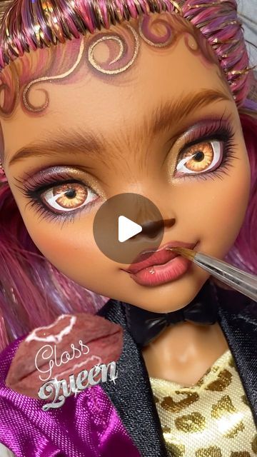 Engelmech on Instagram: "Clawdeen’s makeover finale #monsterhigh #dollstagram #clawdeenwolf #faceup #faceupartist #dollrepaint #doll #dollartist" Repaint Monster High Dolls, Monster High Doll Custom, Monster High Restyle, Doll Repaint Tutorial, Monster High Doll Repaint, Doll Makeover, Custom Monster High Dolls, Monster High Custom, Monster High Repaint