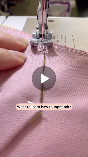 How To Top Stitch, Topstitching Quilt, Topstitching Tips, Stay Stitching, Beginning Sewing, Top Stitching Ideas, Spring Sewing, Couture Sewing Techniques, Beading Crafts