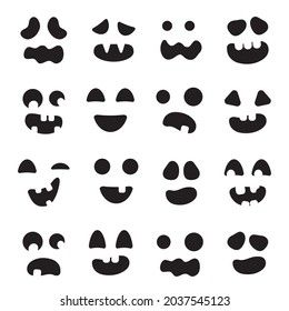 Pumpkin Faces Printable, Pumpkin Faces Ideas Easy, Jack O Lantern Faces Patterns, Pumpkin Faces Ideas, Silly Pumpkin Faces, Pumpkin Mouth, Pumpkin Face Templates, Scary Smile, Bunco Ideas