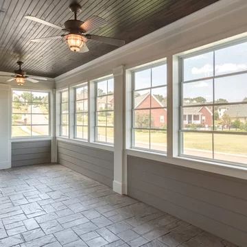 Porch To Sunroom Conversion, Sunporch Ideas, Porch To Sunroom, Sunroom Flooring, Rustic Sunroom, Porch Pictures, Four Season Sunroom, Sunroom Remodel, Sunroom Windows