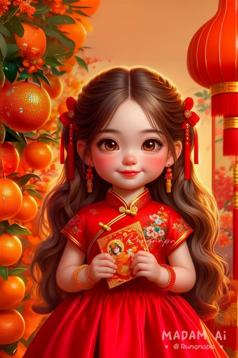 Chinese New​Year​ Feng Shui Art, Chinese New Year 2024, Year 2024, Cartoon Pics, Days Of The Week, Disney Art, Chinese New Year, Feng Shui, Tatting