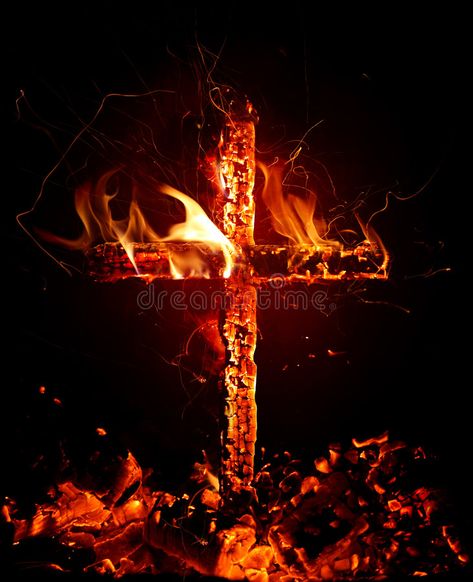 Cross. Burning cross against black background , #AFF, #Burning, #Cross, #cross, #background, #black #ad Burning Cross Aesthetic, Burning Cross, Christian Cross Wallpaper, Burning Church, Upside Down Cross, Cross Fire, Cross Background, Cartoon Mouths, Prayer Images