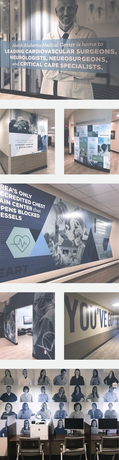 Hospital Environmental Graphics, Hospital Wall Graphics, Environmental Design Architecture, Hospital Branding Design, Clinic Wall Design, Hospital Graphic Design, Hospital Wall Design, Hospital Signage Design, Environmental Graphic Design Wall