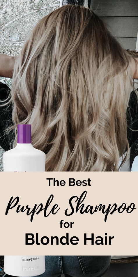 Looking for the best Purple Shampoo for blonde hair there is? Don't worry beauties I have tried them all and found the best one! Purple Shampoo is a MUST when it comes to maintaining the color of your blonde hair in between hair appointments. Check out my blog post here for the best purple shampoo and access to my hair care routine! |Bleached Hair|Blonde Hair|Brunette to Blonde|Hair Care Routine|Hair Care Tips|Hair Tips|Healthy Hair Tips|Products for Blonde Hair|Purple Shampoo Best Purple Shampoo Blondes, Blonde Hair Care Routine, Hair Brunette To Blonde, Brunette Gone Blonde, Brunette To Blonde Hair, Products For Blonde Hair, Blonde Hair Brunette, Shampoo For Blonde Hair, Classy Bun