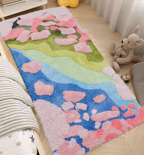 PRICES MAY VARY. 🌸【Eye-catching 3D Design】Elevate your bedroom decor with our stunning pink carpet featuring a mesmerizing 3D pattern.Moss rug unique design adds depth and visual interest to your space, making fluffy rug a true standout piece 🌸【Hassle-free Cleaning】Designed for convenience, our fluffy rug is machine washable.Say goodbye to the tedious task of hand cleaning or expensive professional cleaning services.Simply toss pink rug in the washing machine and enjoy effortless maintenance ? Rug For Bedroom Aesthetic, Bedroom Rug Small, Small Rugs For Bedroom, Modern Colorful Rug, Pink Bedroom Maximalist, Fun Rugs For Bedroom, Emerald Green Room Decor Bedroom, Small Apartment Maximalist Decor, Pastel Area Rug